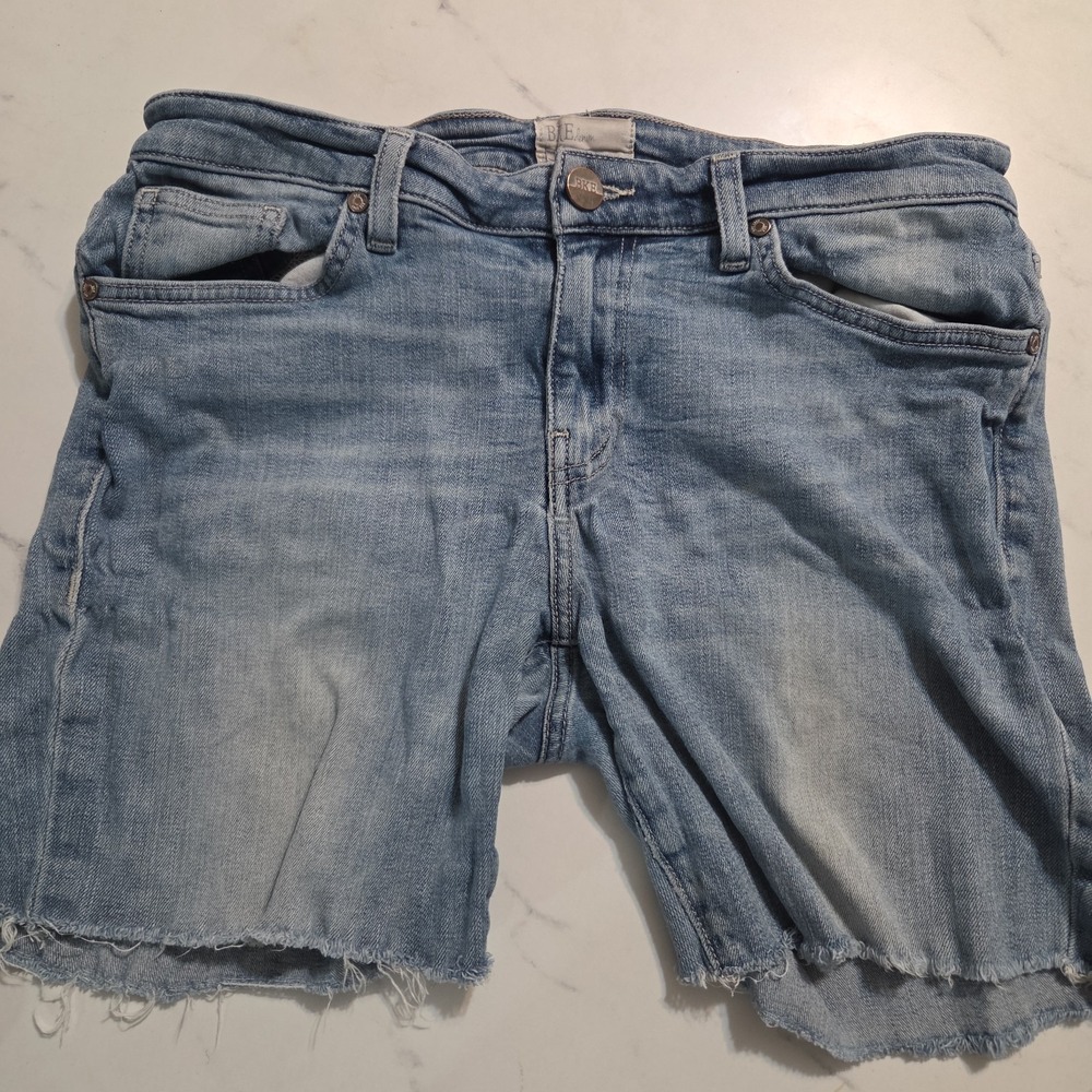 BKE‎ Payton Denim Shorts Women's Size 29 Blue Distressed Stretch Jean Shorts